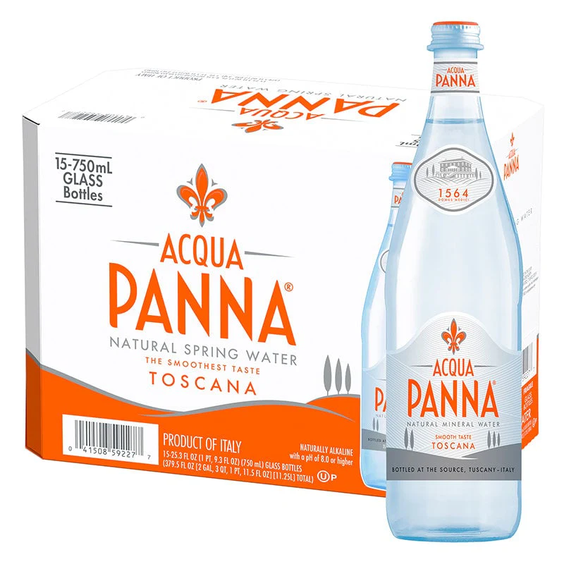 Acqua Panna Water 750 ml Wholesale (75 cl) – Glass Bottle