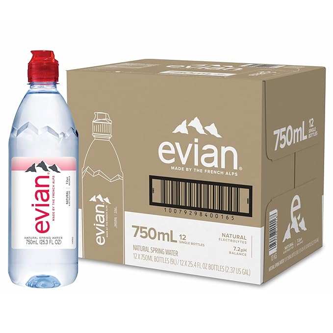 Evian 750ml Wholesale - Plastic Bottle (25.4 fl oz)