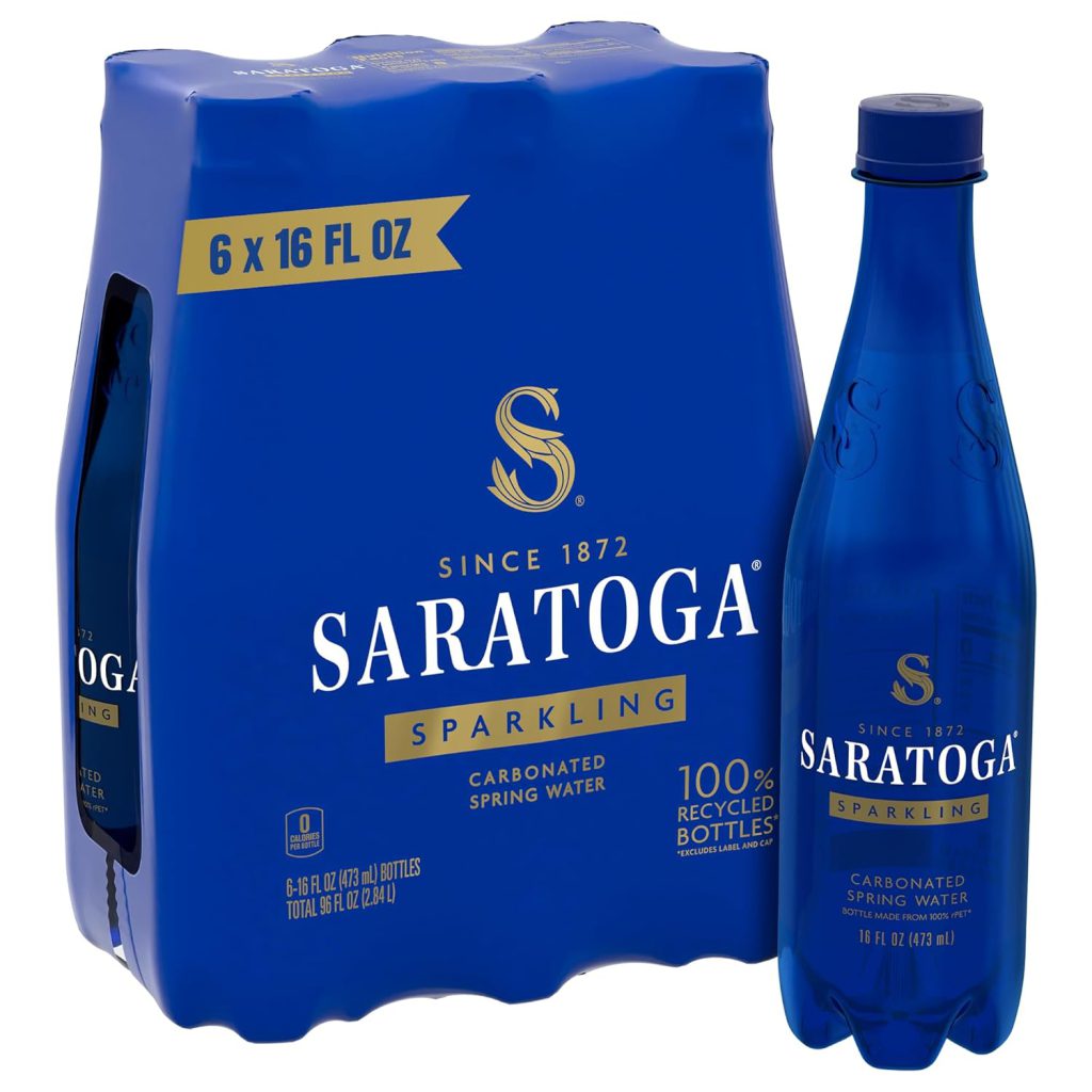 Saratoga Sparkling Water 16 oz Wholesale – Plastic Bottle