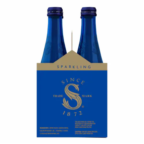 Saratoga Sparkling Water 12 oz Wholesale – Glass Bottle