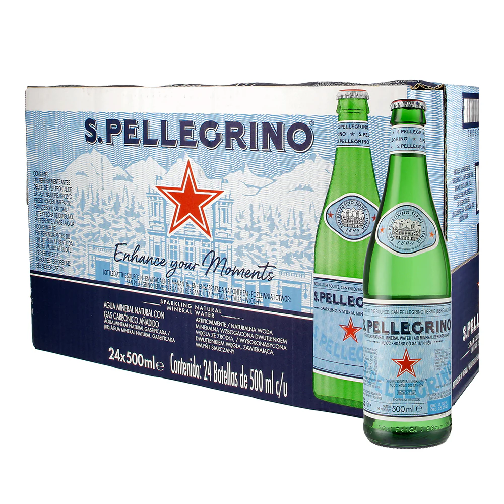 San Pellegrino 500 ml Wholesale (50 cl) – Still Water Glass Bottle
