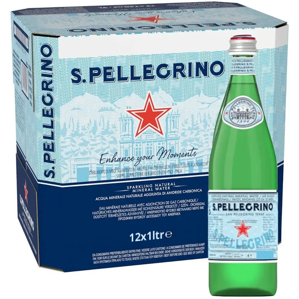 San Pellegrino 1 liter Wholesale (100 cl) – Still Water Glass Bottle